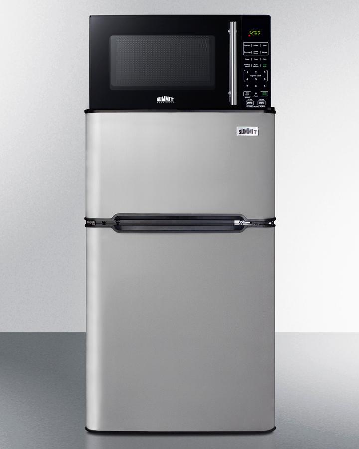 Microwave/refrigerator-freezer Combination With Allocator