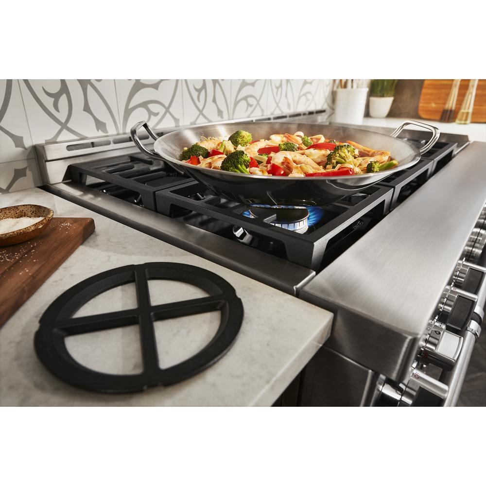 KitchenAid® 48'' Smart Commercial-Style Gas Range with Griddle