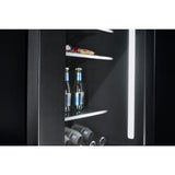 RISE™ 24" Under Counter Glass Door Refrigerator, Left Swing