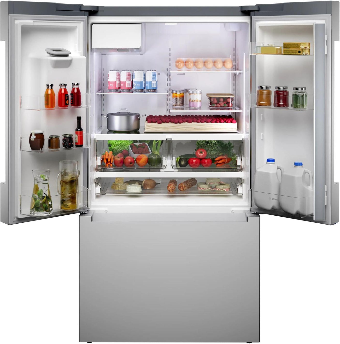 100 Series French Door Bottom Mount Refrigerator 36" Stainless steel (with anti-fingerprint)