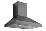 Hauslane  Chef 30-in Convertible Black Stainless Steel Wall-Mounted Range Hood