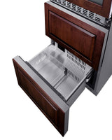 24" Wide Combination Dual-zone Wine Cellar and 2-drawer All-refrigerator (panels Not Included)