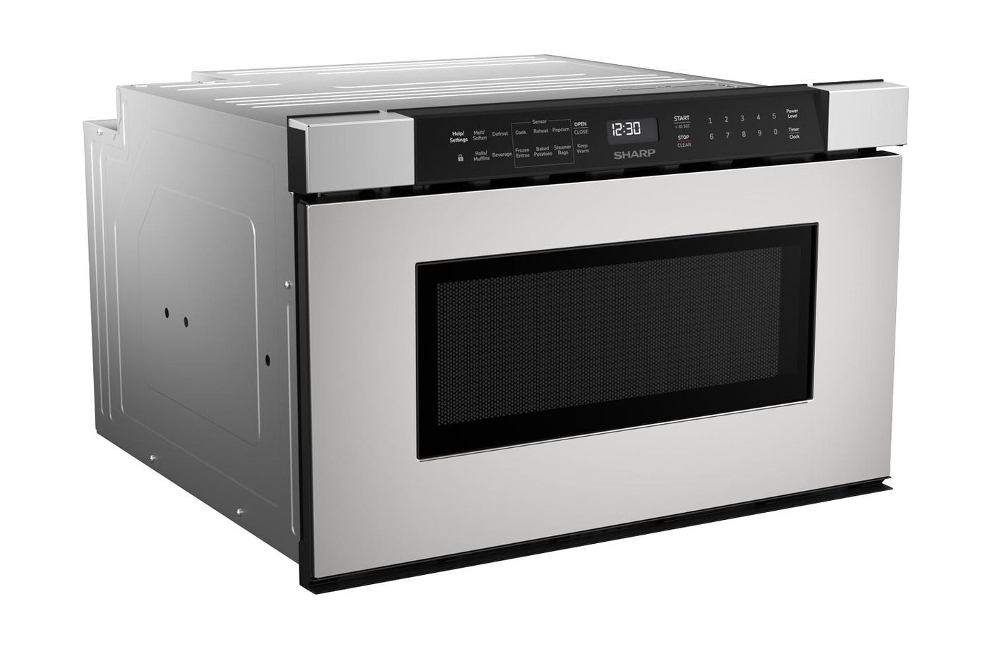 24 in. 1.2 cu. ft. Built-In Stainless Steel Microwave Drawer Oven