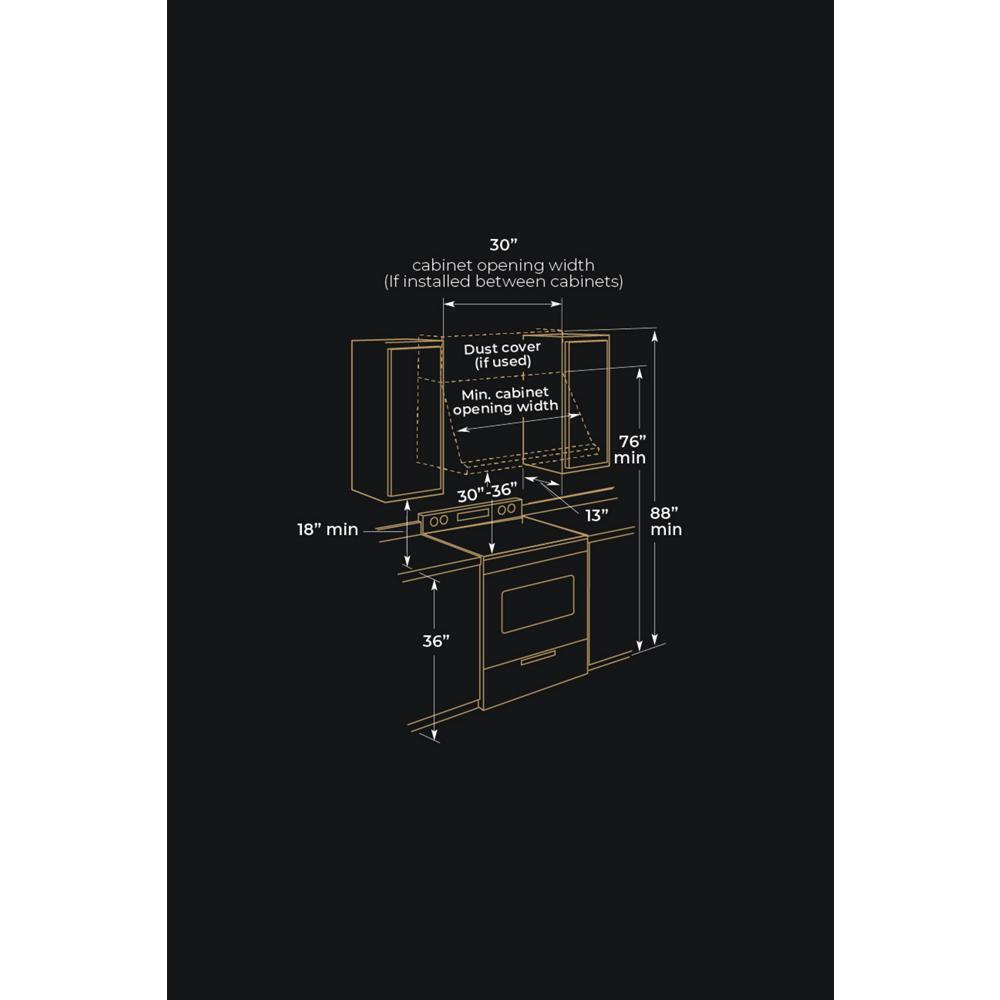 Pro-Style® 30" Professional Low Profile Under Cabinet Hood