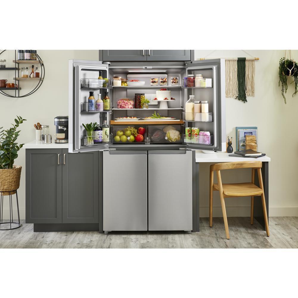 19.4 cu. ft. 36-inch wide Counter-Depth 4-Door Refrigerator with PrintShield™ Finish