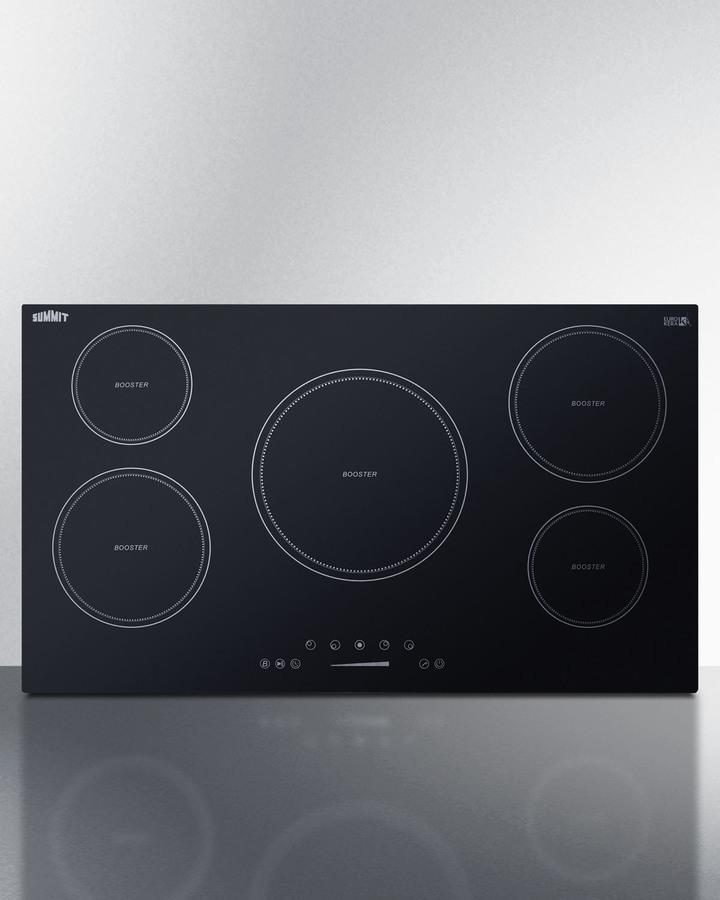 36" Wide 208-240v 5-zone Induction Cooktop