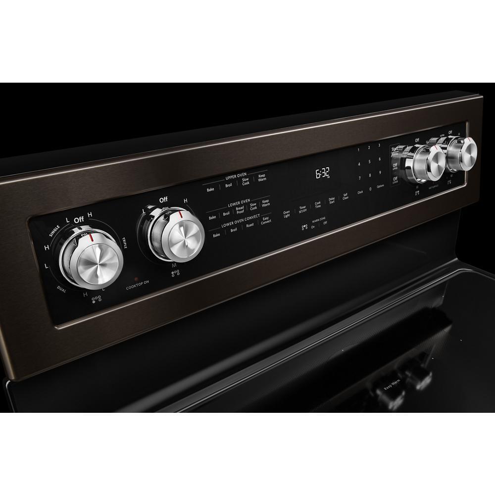 30-Inch 5 Burner Electric Double Oven Convection Range