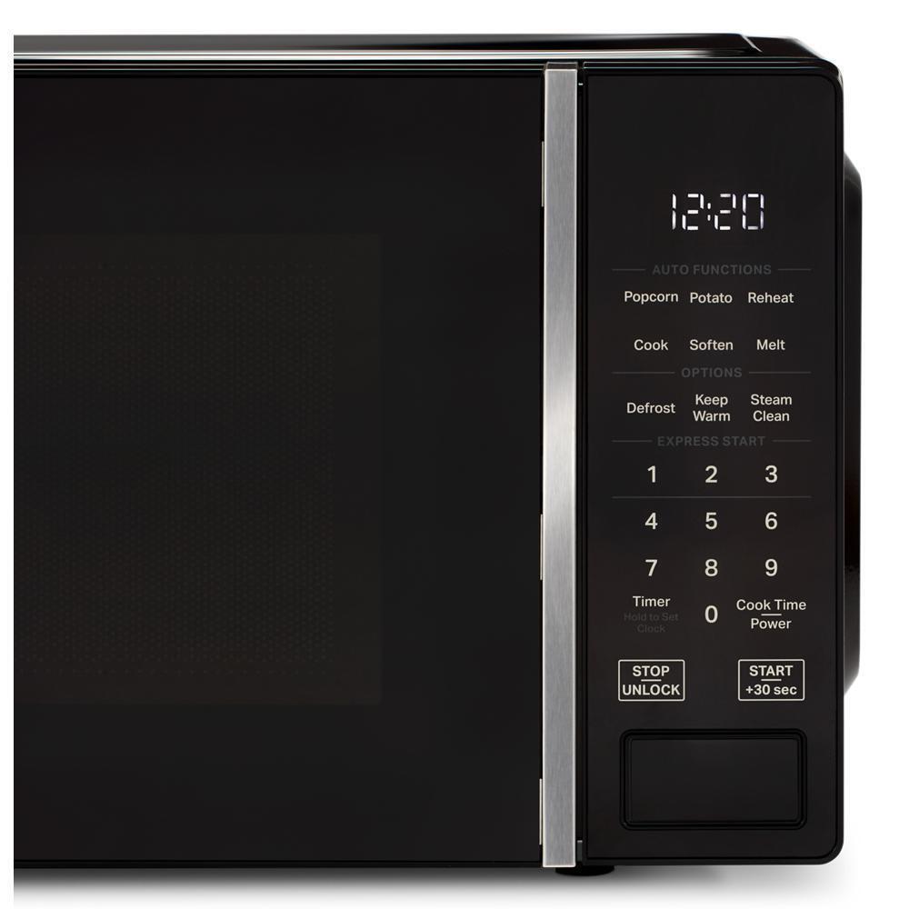 0.7 cu. ft. Black Countertop Microwave With Steam Clean - 700 watt