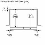 100 Series French Door Bottom Mount Refrigerator 36" Stainless steel (with anti-fingerprint)