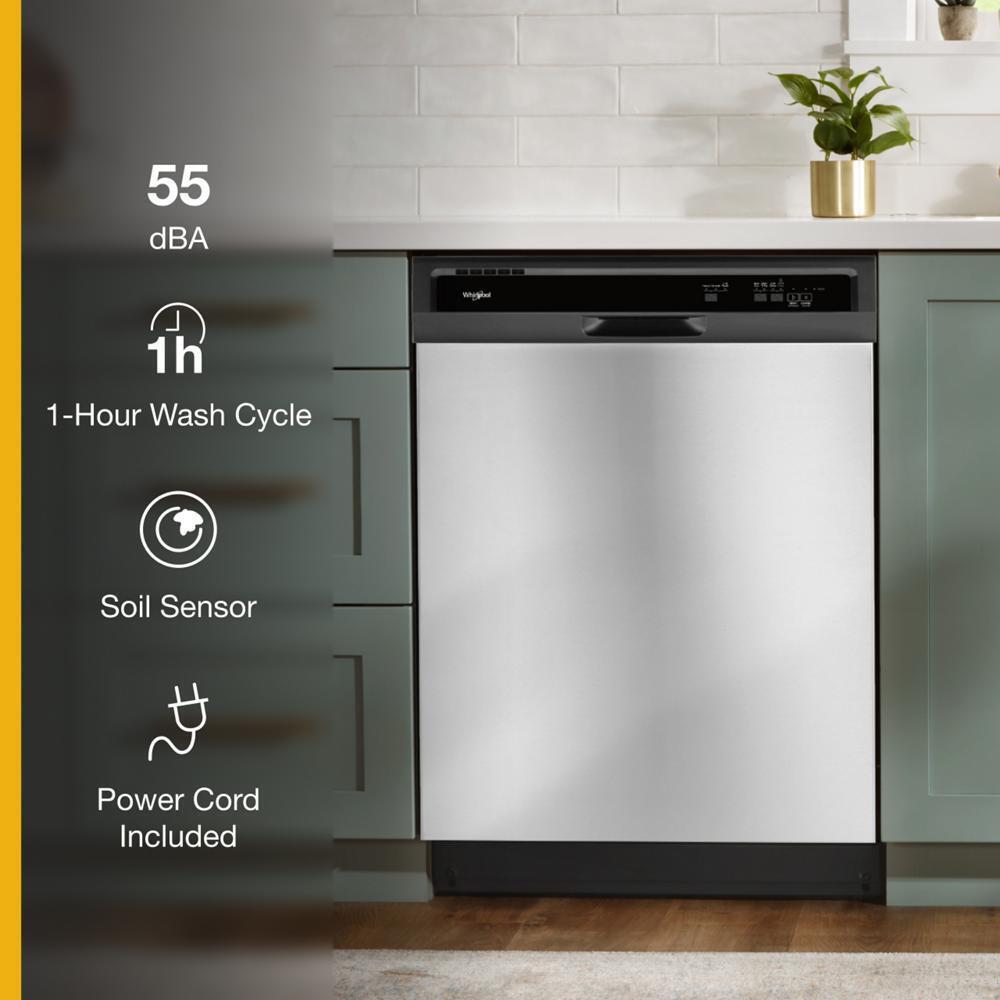 Heavy-Duty Dishwasher with 1-Hour Wash Cycle