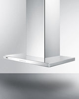 30" Wide Wall-mounted Range Hood, ADA Compliant