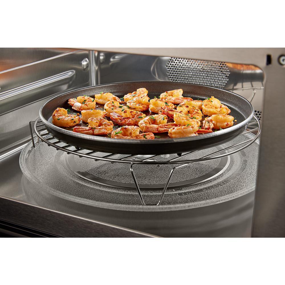 KitchenAid® 27" Combination Microwave Wall Ovens with Air Fry Mode.