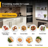 5.8 Cu. Ft. 24 Inch Double Wall Oven with Convection