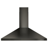 36" Contemporary Black Stainless Wall Mount Range Hood