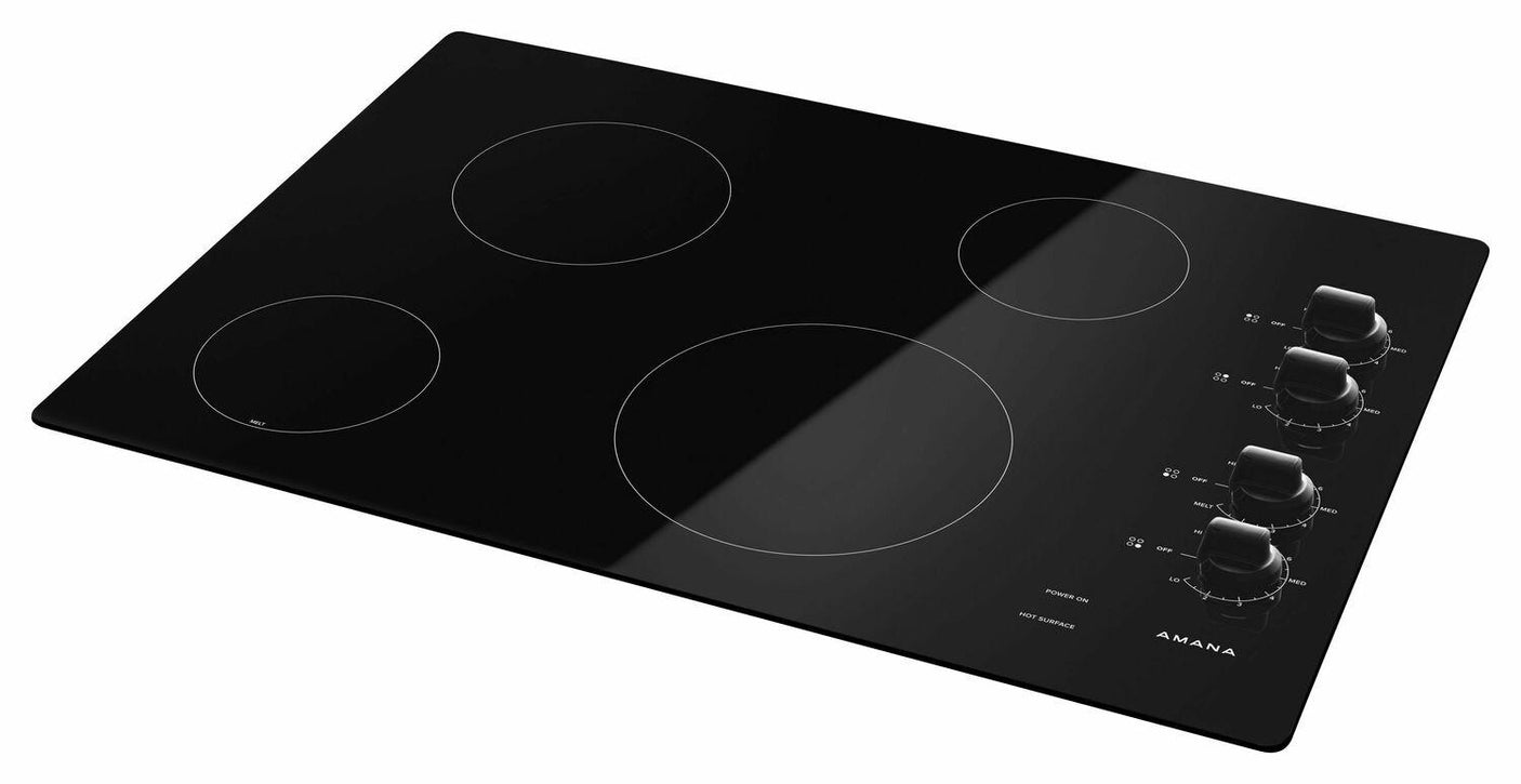 30-inch Electric Cooktop with Multiple Settings - Black