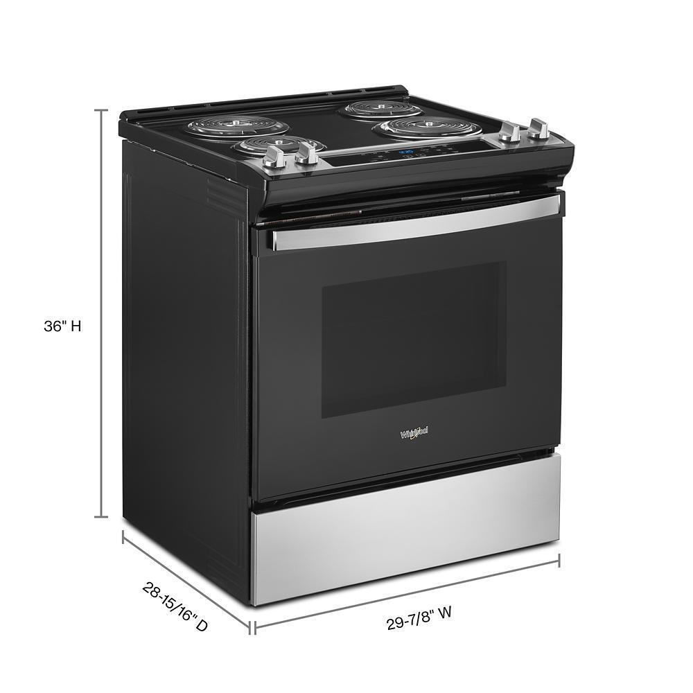 4.8 Cu. Ft. Whirlpool® Electric Range with Frozen Bake™ Technology