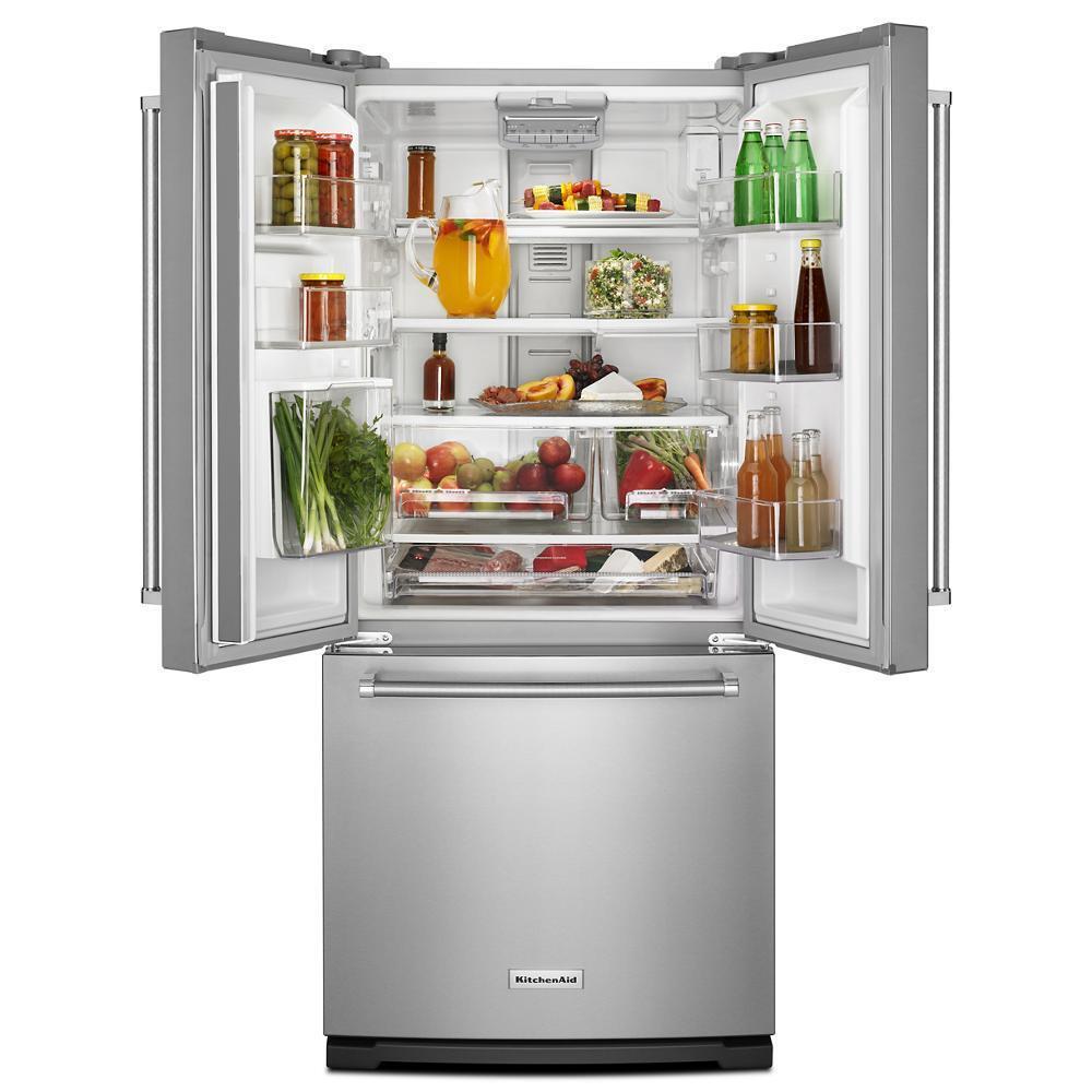 20 cu. Ft. 30-Inch Width Standard Depth French Door Refrigerator with Interior Dispense