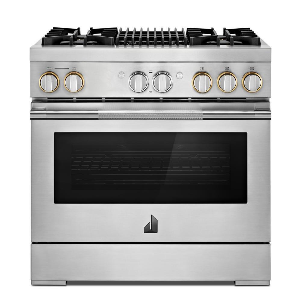 RISE™ 36" Dual-Fuel Professional Range with Gas Grill