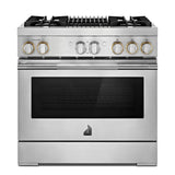 RISE™ 36" Dual-Fuel Professional Range with Gas Grill