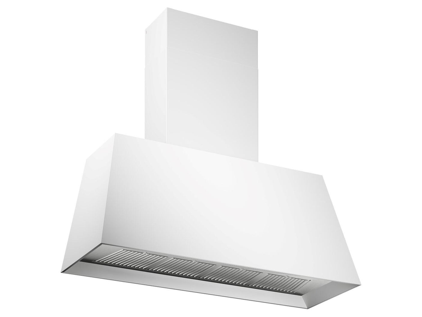 48" Modern Canopy Hood 600 CFM White