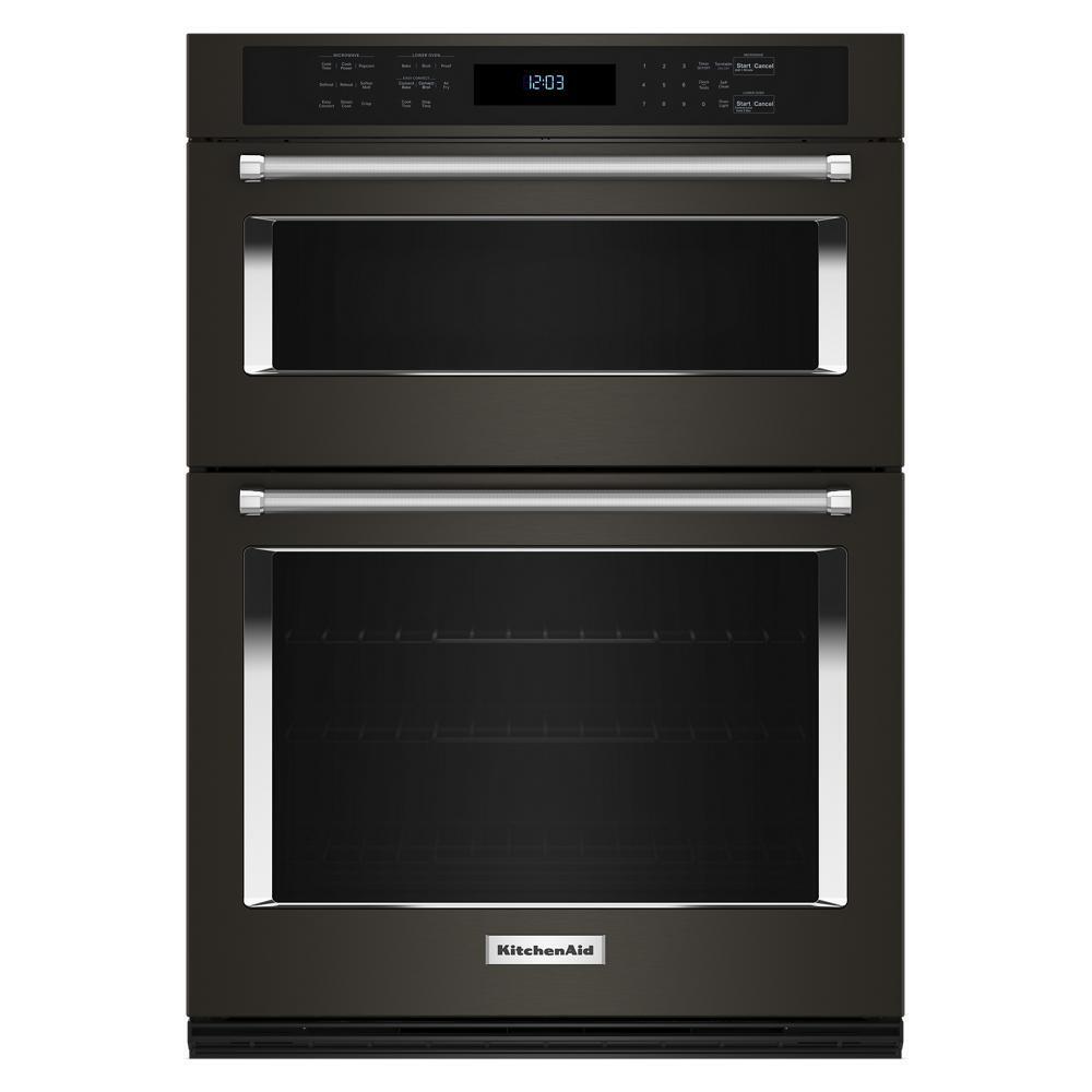 KitchenAid® 27" Combination Microwave Wall Ovens with Air Fry Mode.