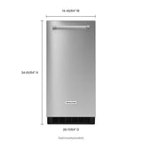 KitchenAid® 15'' Automatic Ice Maker with PrintShield™ Finish