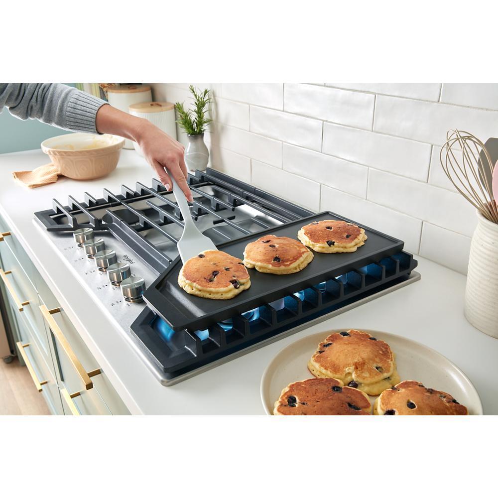 36-inch Gas Cooktop with 2-in-1 Hinged Grate to Griddle