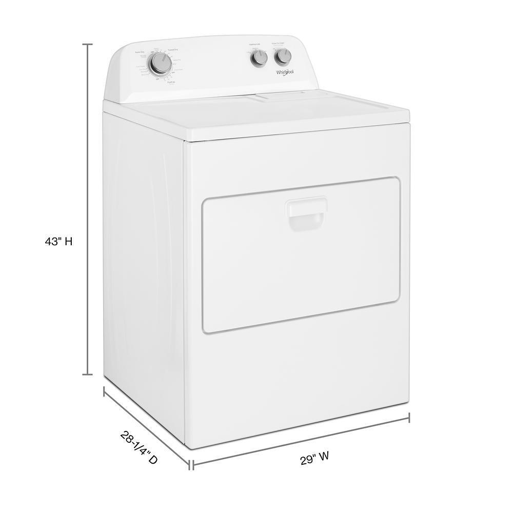 7.0 cu. ft. Top Load Electric Dryer with AutoDry™ Drying System