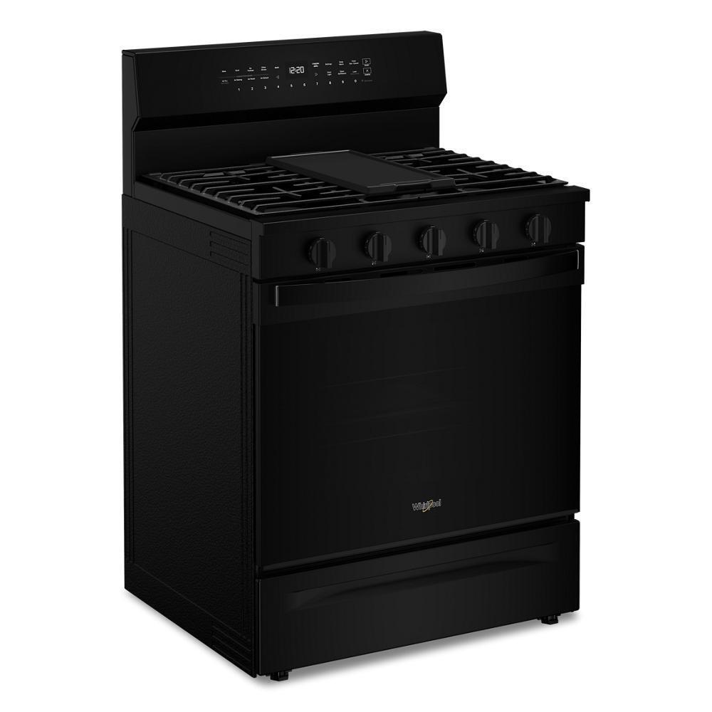 30-inch Smart Gas Range with Air Cooking Technology, No Preheat Air Fry, Steam/Self Clean and High Speed Preheat