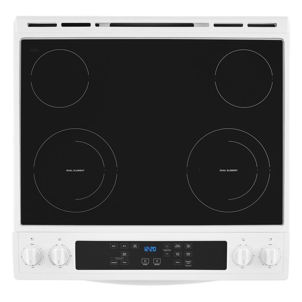 4.8 Cu. Ft. Whirlpool® Electric Range with Frozen Bake™ Technology