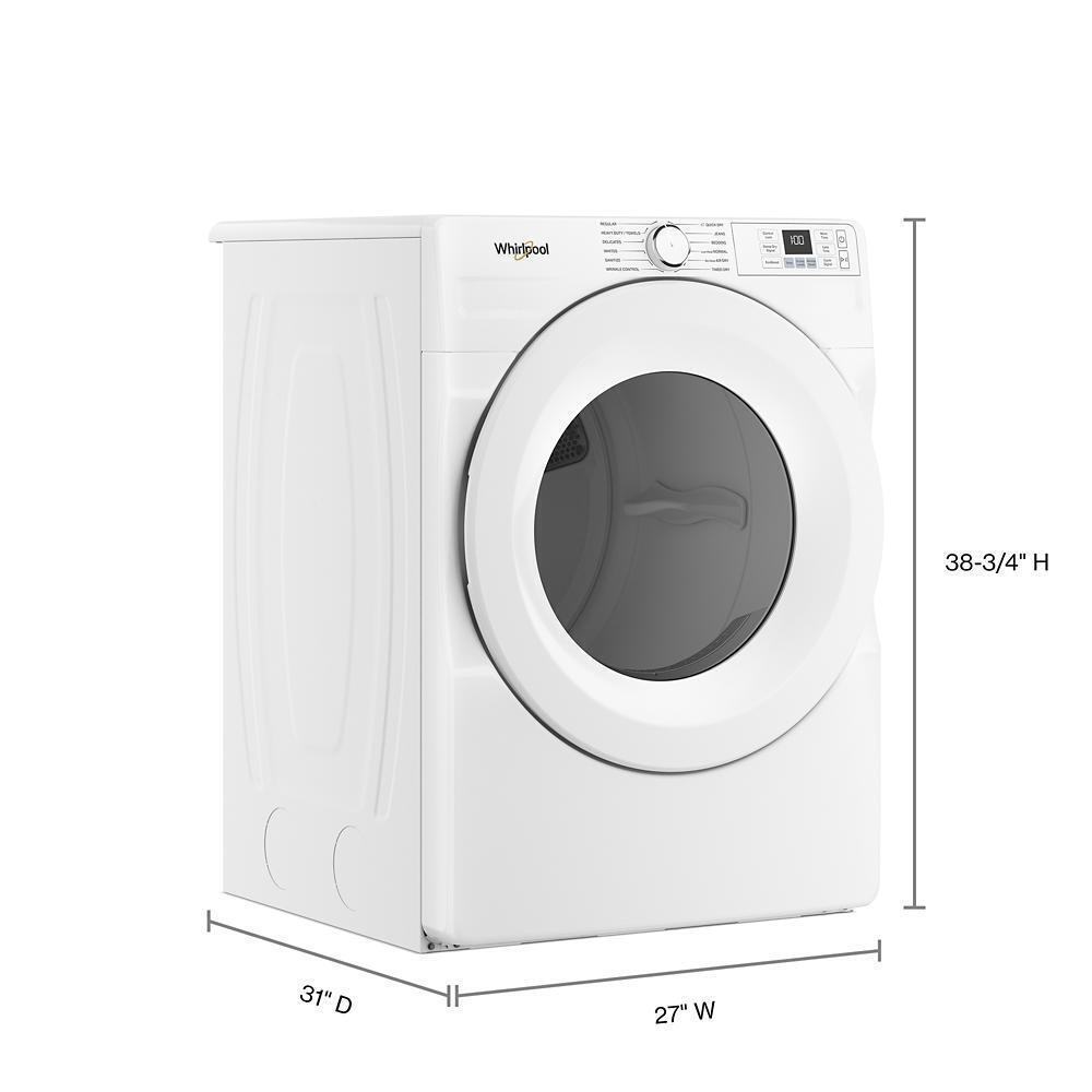 7.4 cu. ft. ENERGY STAR® Front Load Electric Dryer with Wrinkle Shield™ Option