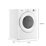 7.4 cu. ft. ENERGY STAR® Front Load Electric Dryer with Wrinkle Shield™ Option