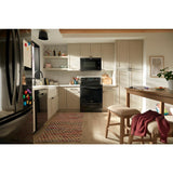 30-inch Energy Star Electric Range with Air Cooking Technology, No Preheat Air Fry and Air Baking and Self Clean