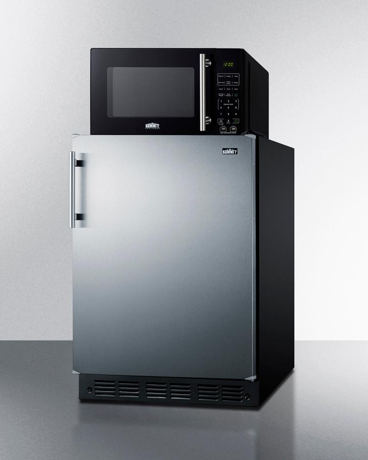 Microwave/refrigerator Combination With Allocator