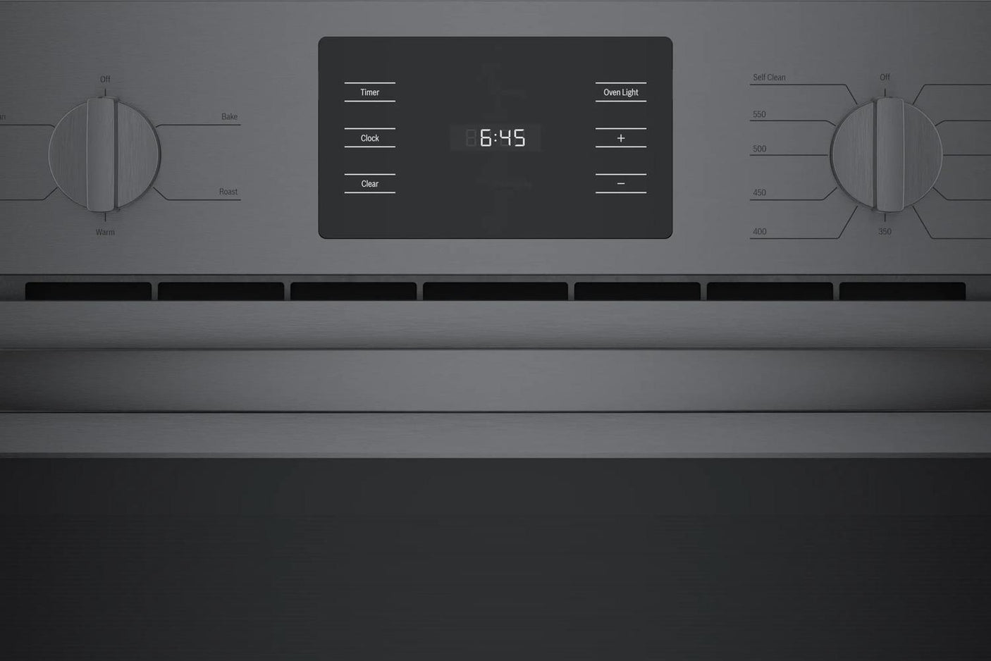 500 Series Single Wall Oven 30" Black Stainless Steel