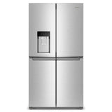 36-Inch Counter Depth 4 Door Refrigerator with Ice Maker in Door