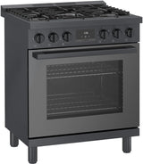 800 Series Gas Freestanding Range 30" Black Stainless Steel