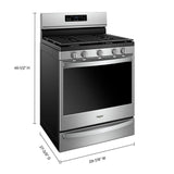 5.8 cu. ft. Freestanding Gas Range with Frozen Bake™ Technology