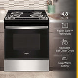 4.8 Cu. Ft. Whirlpool® Electric Range with Frozen Bake™ Technology