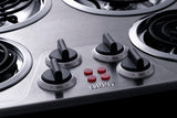 24" Wide 240v 4-burner Coil Cooktop