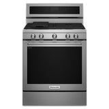 30-Inch 5-Burner Gas Convection Range