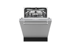 24 inch Dishwasher Tall Tub with Stainless Steel Panel and Bar Handle, 16 place settings, 39 dB, 8 wash cycles Stainless Steel