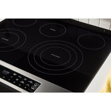 30-inch Smart Slide in Electric Range with Air Cooking Technology, No Preheat Air Fry, WipeClean™ Coating, Steam/Self Clean and High Speed Preheat