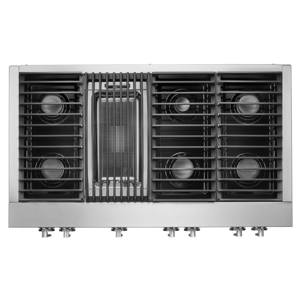 NOIR™ 48" Gas Professional-Style Rangetop with Grill