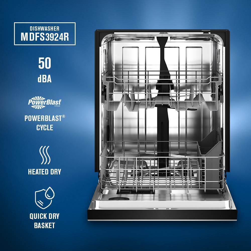 Top Control Dishwasher with PowerBlast® cycle and Heated Dry