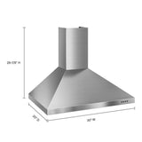 Gold® 30-inch Vented 300-CFM Wall-Mount Canopy Hood