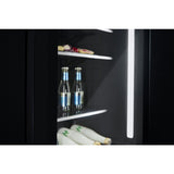 Panel-Ready 24" Under Counter Glass Door Refrigerator, Right Swing