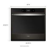 4.3 cu. ft. Smart Single Convection Wall Oven with Air Fry, when Connected