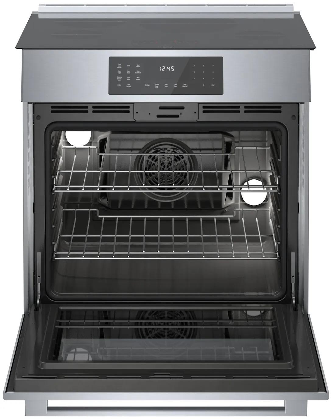 800 Series Induction Slide-in Range 30" Stainless Steel