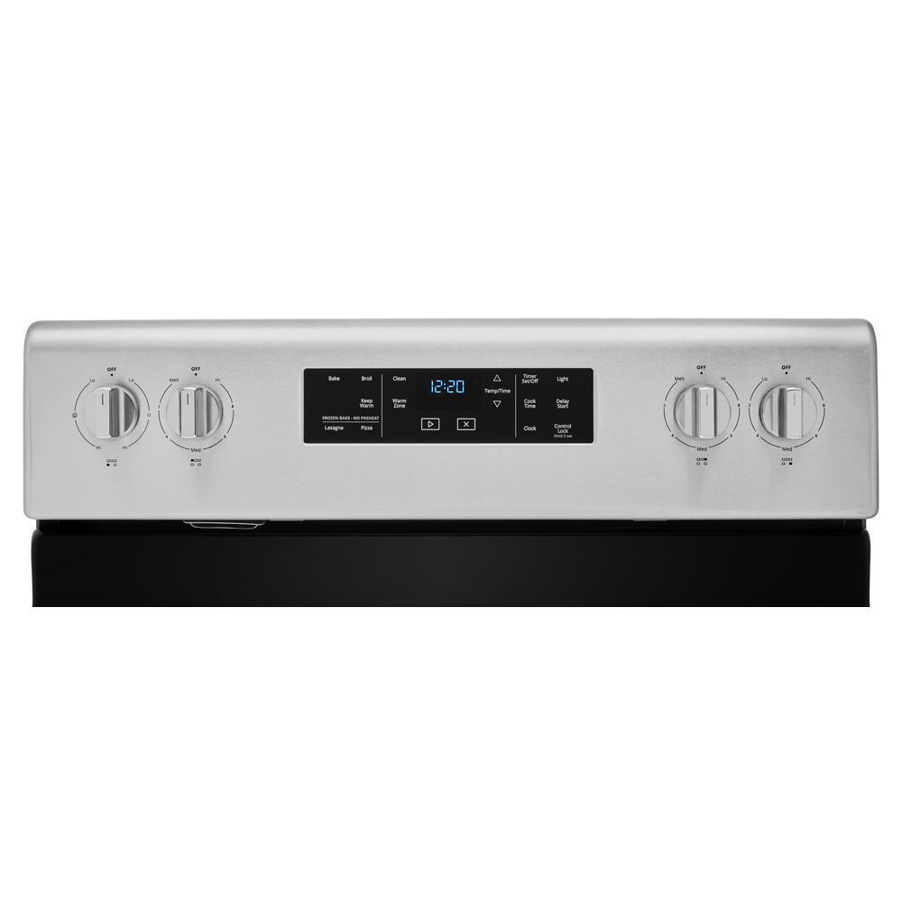 5.3 cu. ft. Whirlpool® electric range with Frozen Bake™ technology